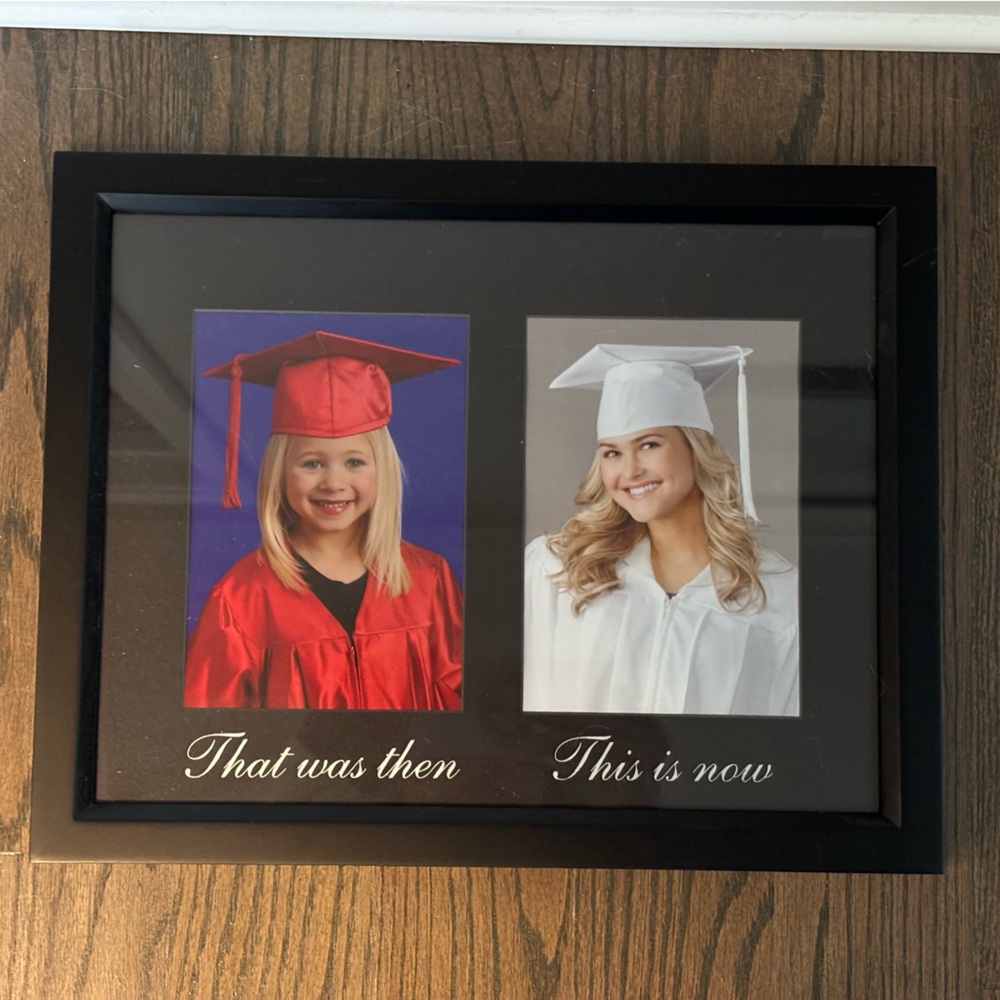 Black Frame - Graduation Photo Display, new